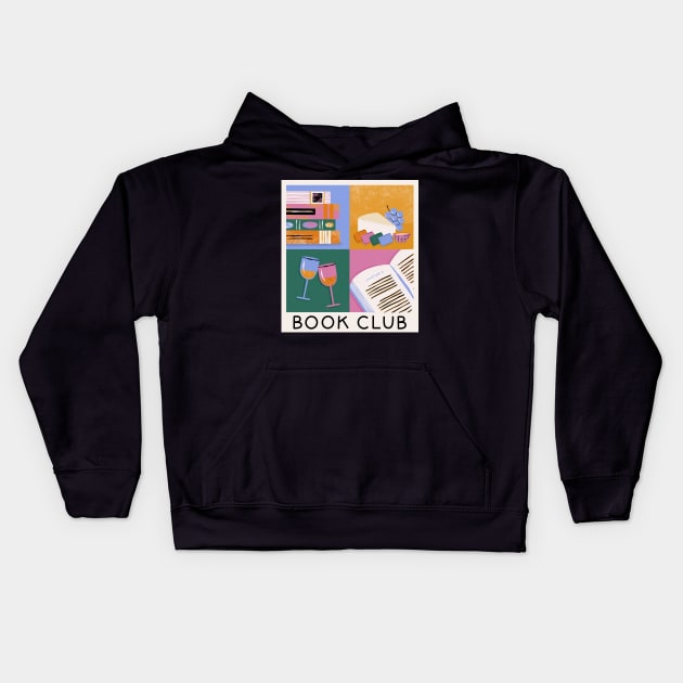 Book Club Kids Hoodie by Megan Roy